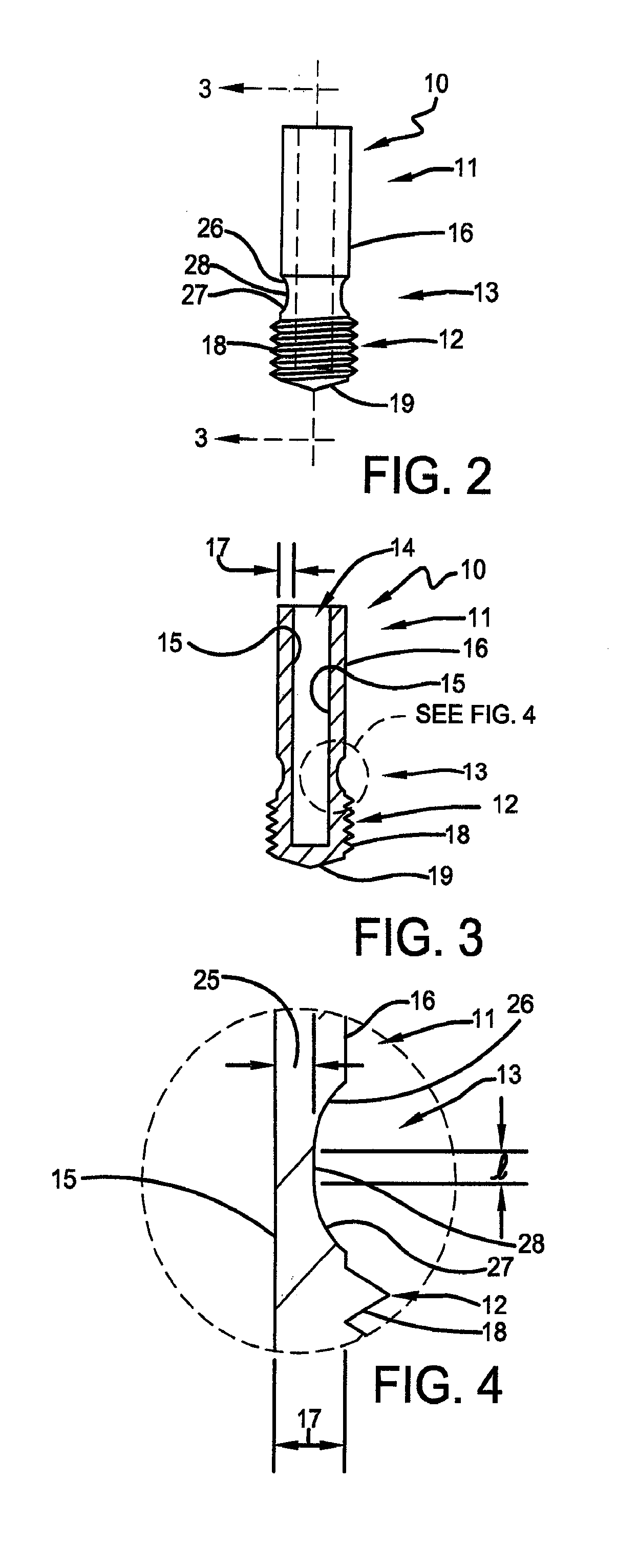 Reduced shock breakaway set screw for use with a surgical construct