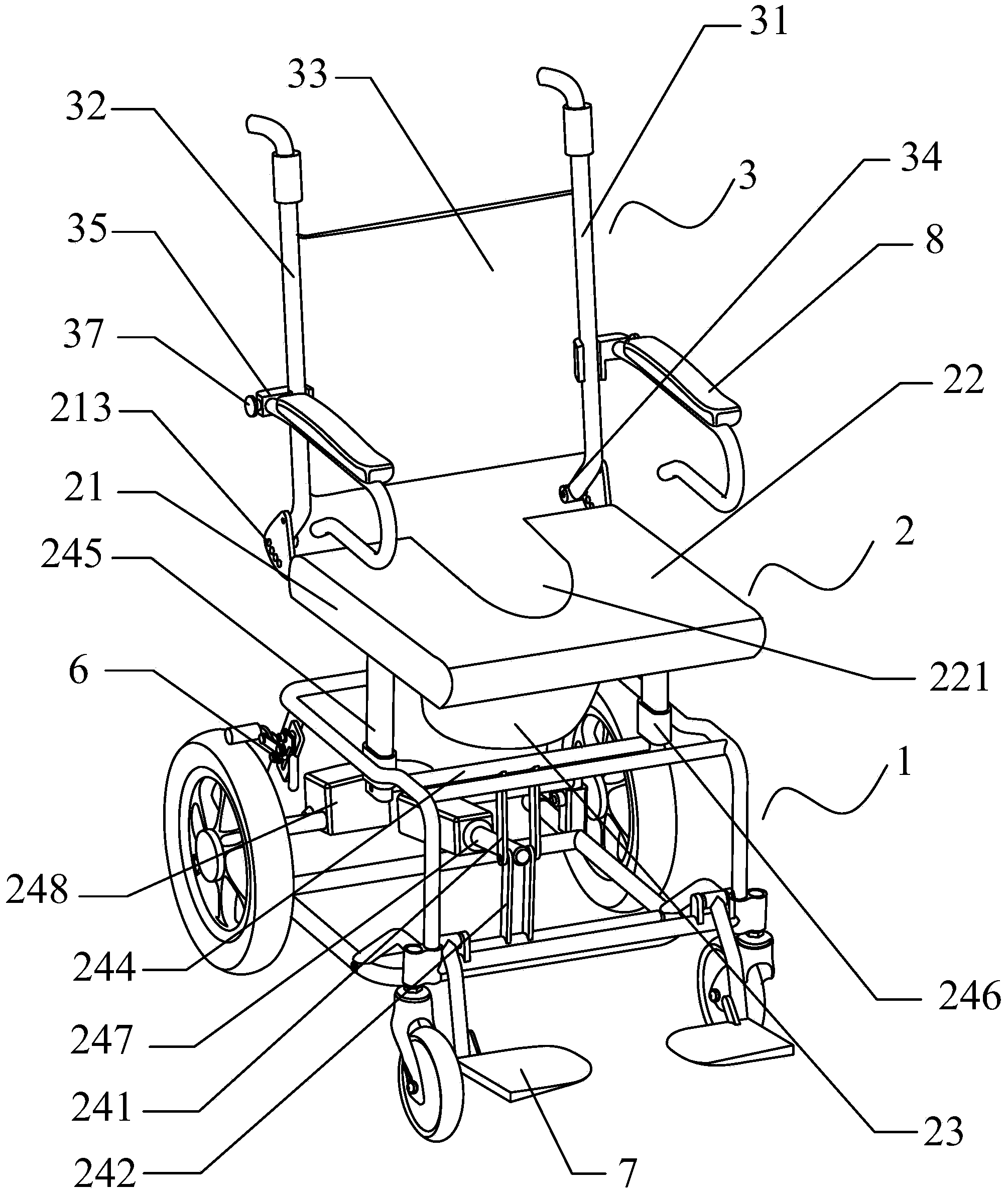 Multifunctional wheelchair