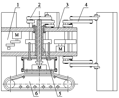 A bionic underground digging robot