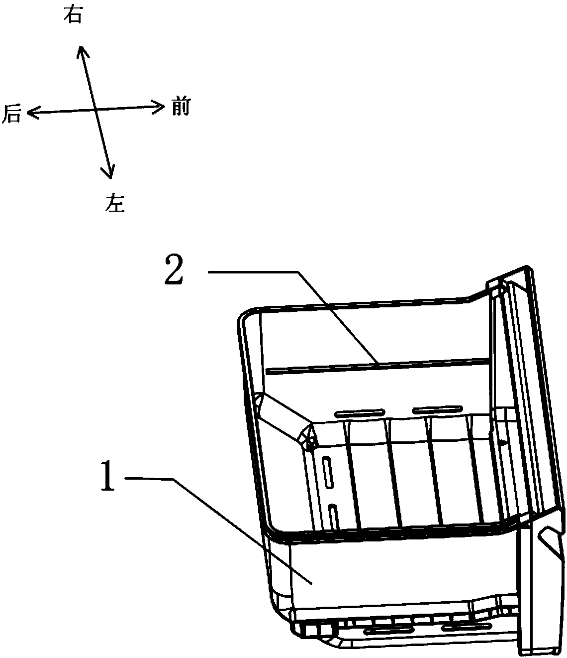 A drawer with a slidable shelf and a storage device having the same