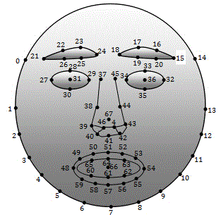 Yawning action detection method for detecting fatigue driving