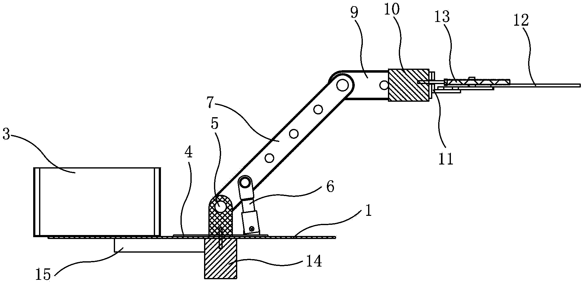 Automatic garbage collection vehicle