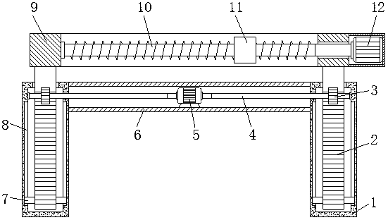 Sunshade device for glass greenhouse