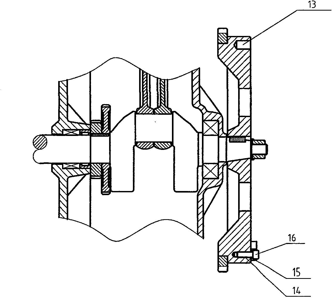 Double cylinder wind cooling diesel