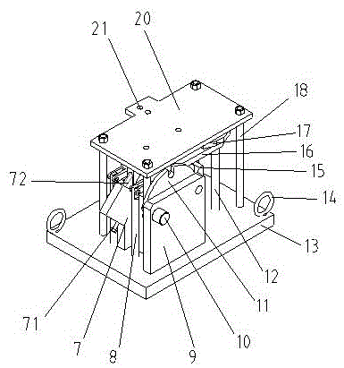 Scissor-type high-voltage isolating switch assembly tooling