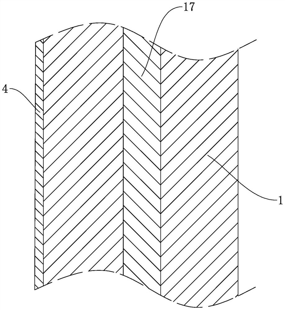 Column type porcelain insulator for high-voltage line