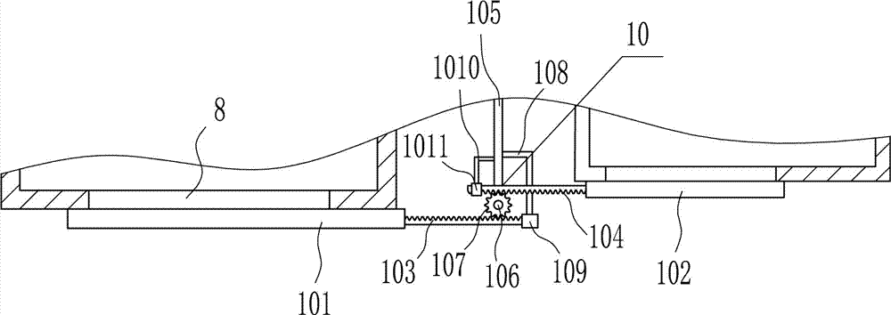 Feed discharging and stirring apparatus used for animal husbandry