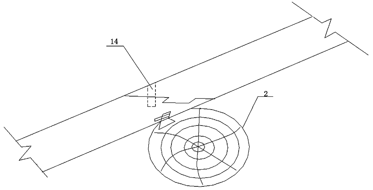 Method for repairing and strengthening slanting rafter and purlin joint of ancient building