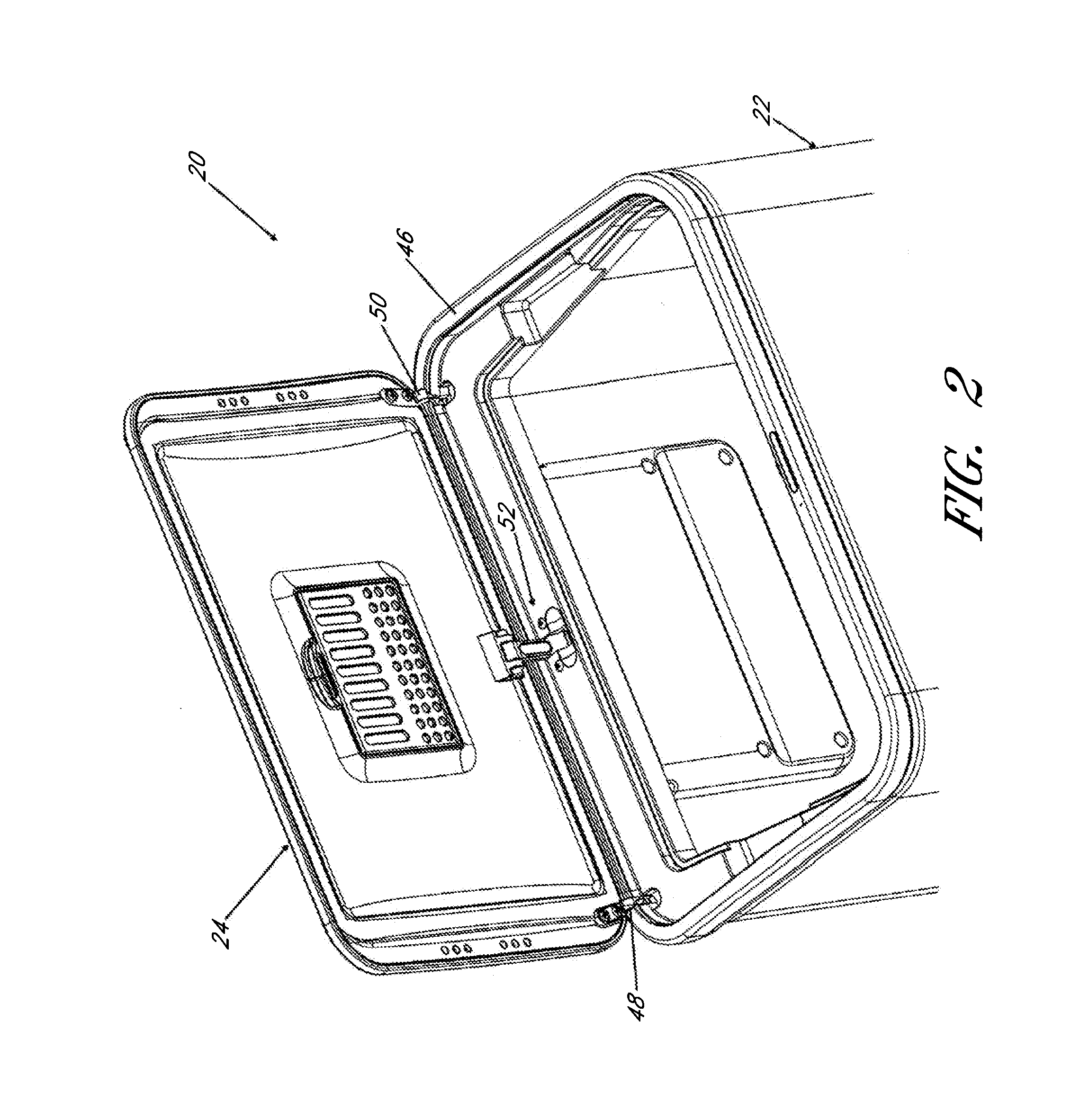 Trash can with power operated lid