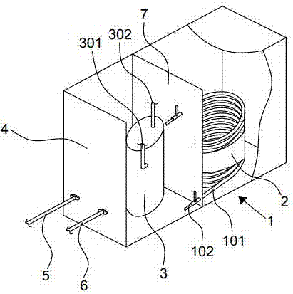 High-energy-efficiency air source heat pump