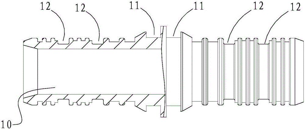 Fast connection pipe fitting