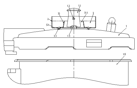 Pressure cooker with splashing preventing and oily water collecting functions