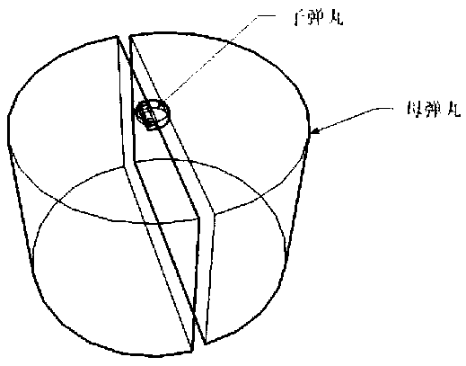 Pill for air-cannon-impacting mechanics experiment and device for testing speed of pill