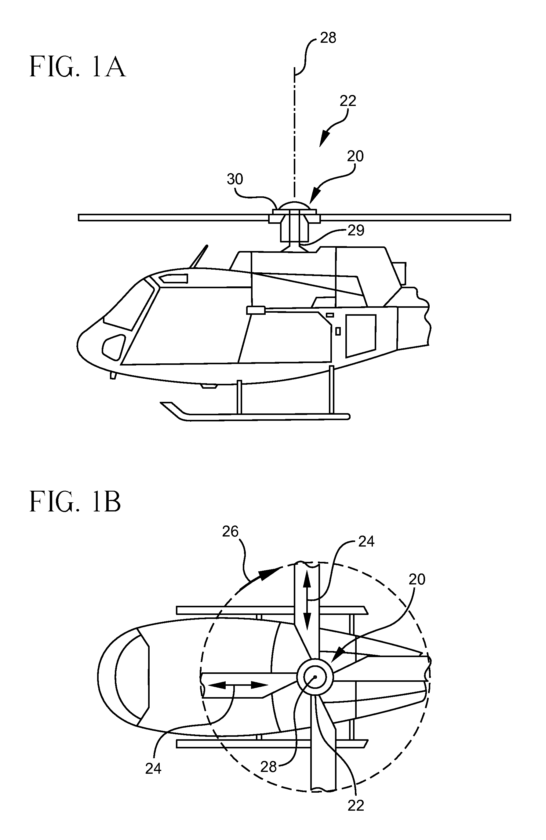 Helicopter vibration control system and rotary force generator for canceling vibrations