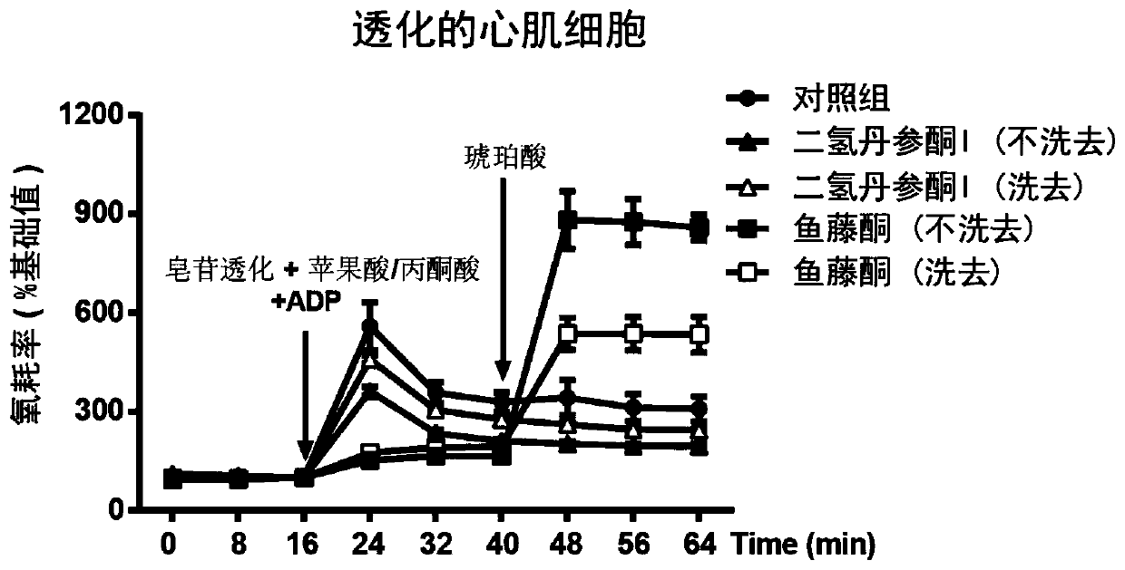 Use of mitochondrial complex I reversible inhibitor combined with active oxygen scavenger to prepare ischemia-reperfusion injury protection drug