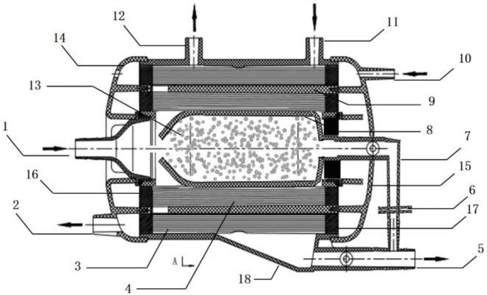 Hollow fiber membrane oxygenator