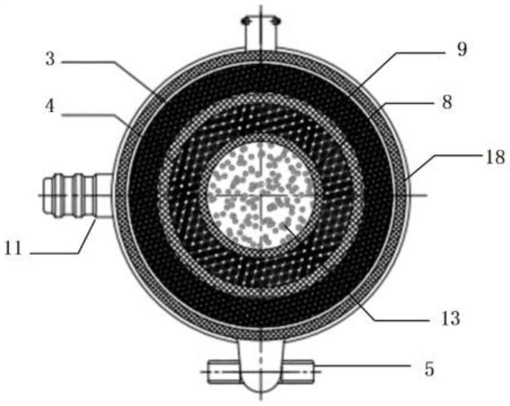 Hollow fiber membrane oxygenator