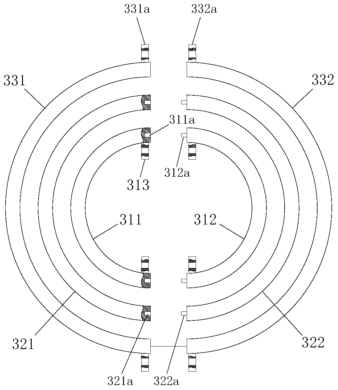 Device for manufacturing double-axis oriented PVC pipe elbow and method for manufacturing elbow