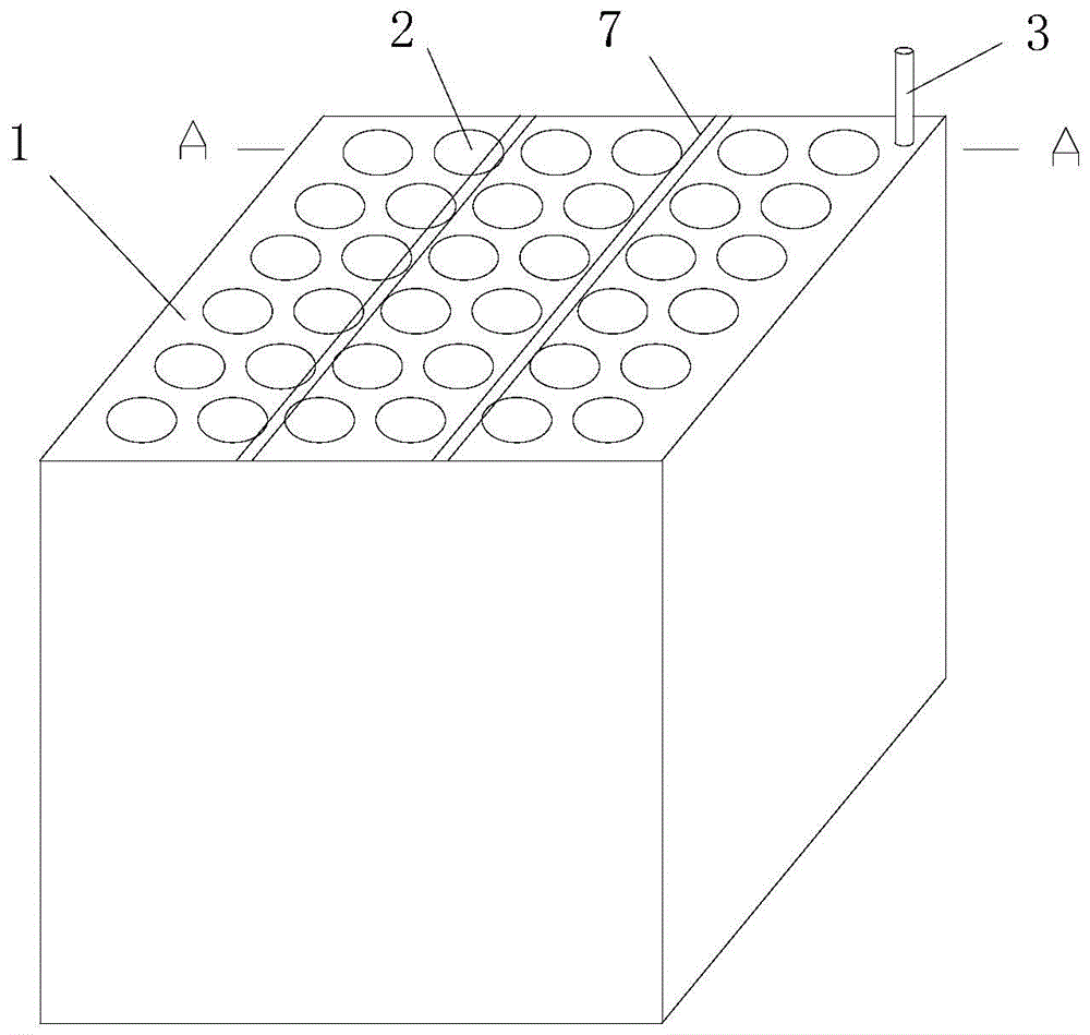 Lead-embedded firework launching base