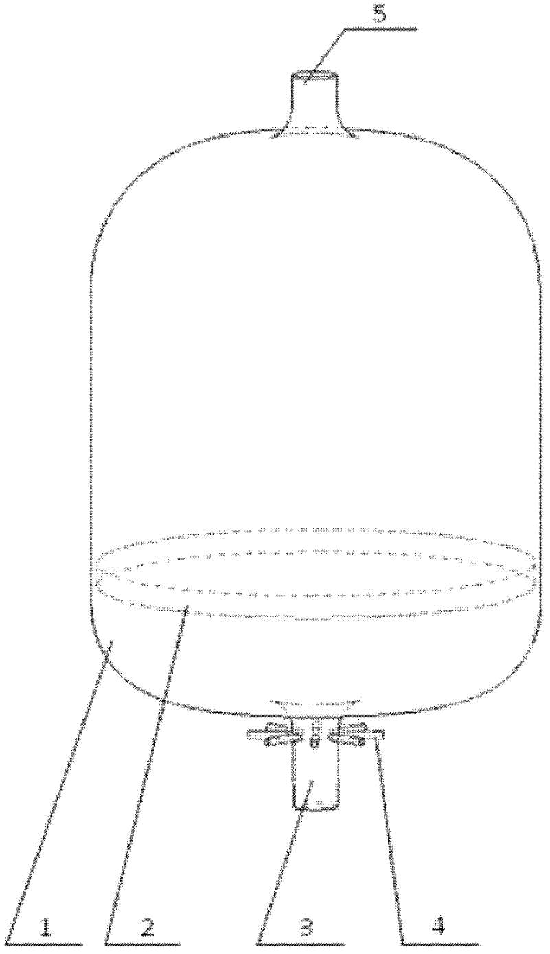 Particle image velocimetry (PIV) experimental particle mixing device based on pneumatic lug technology