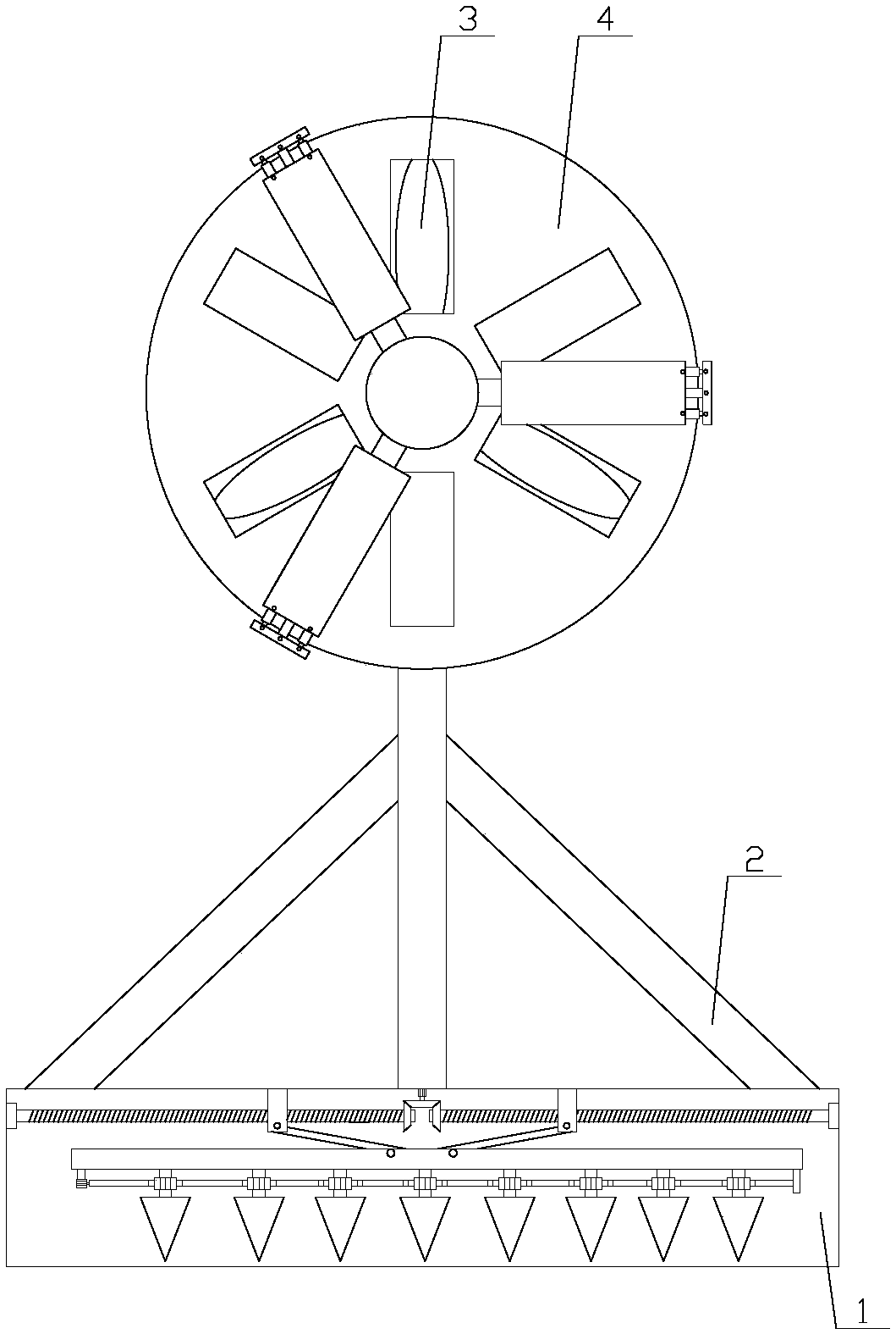 Water conservancy power generation equipment with protection function for seabed