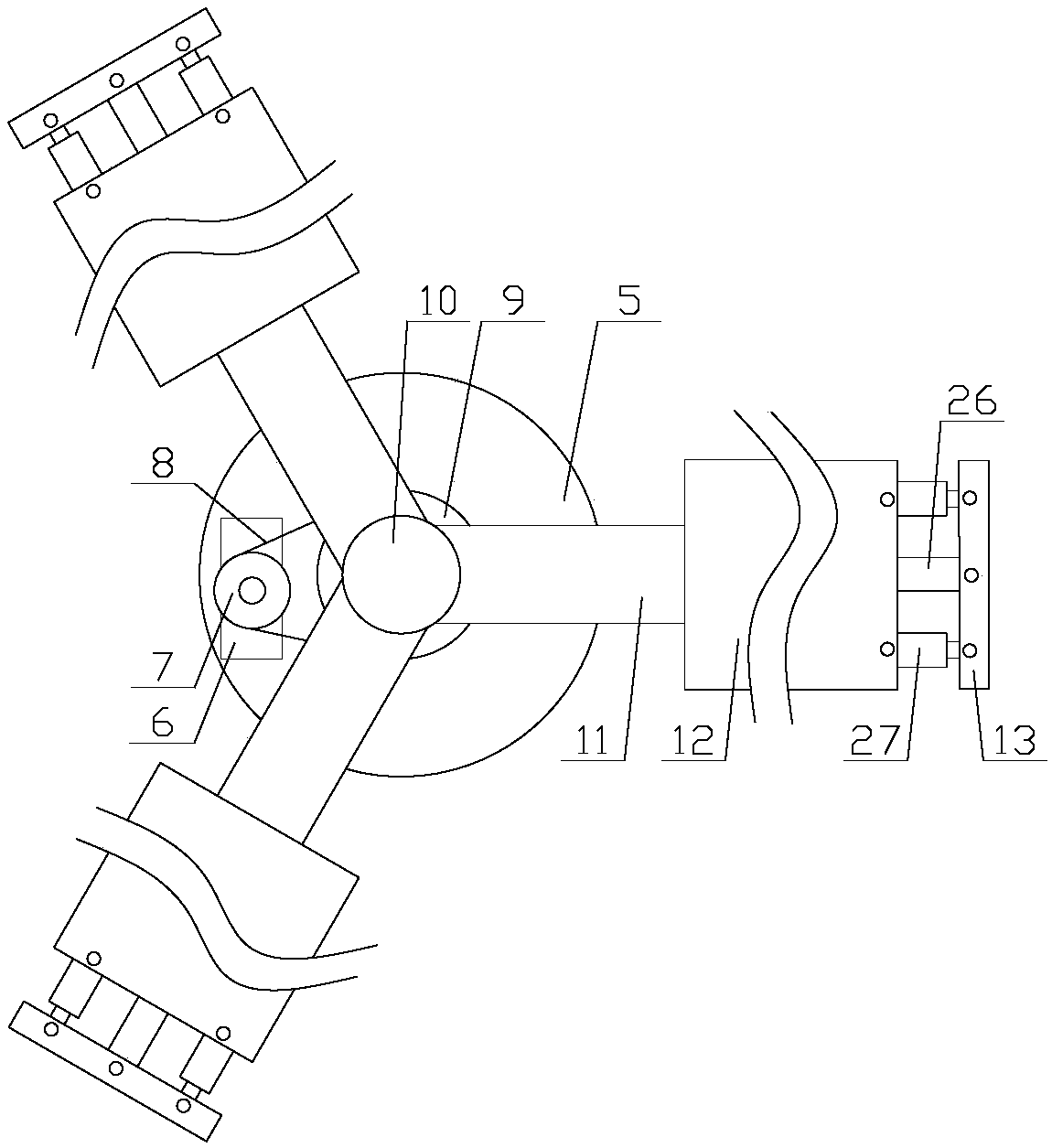 Water conservancy power generation equipment with protection function for seabed