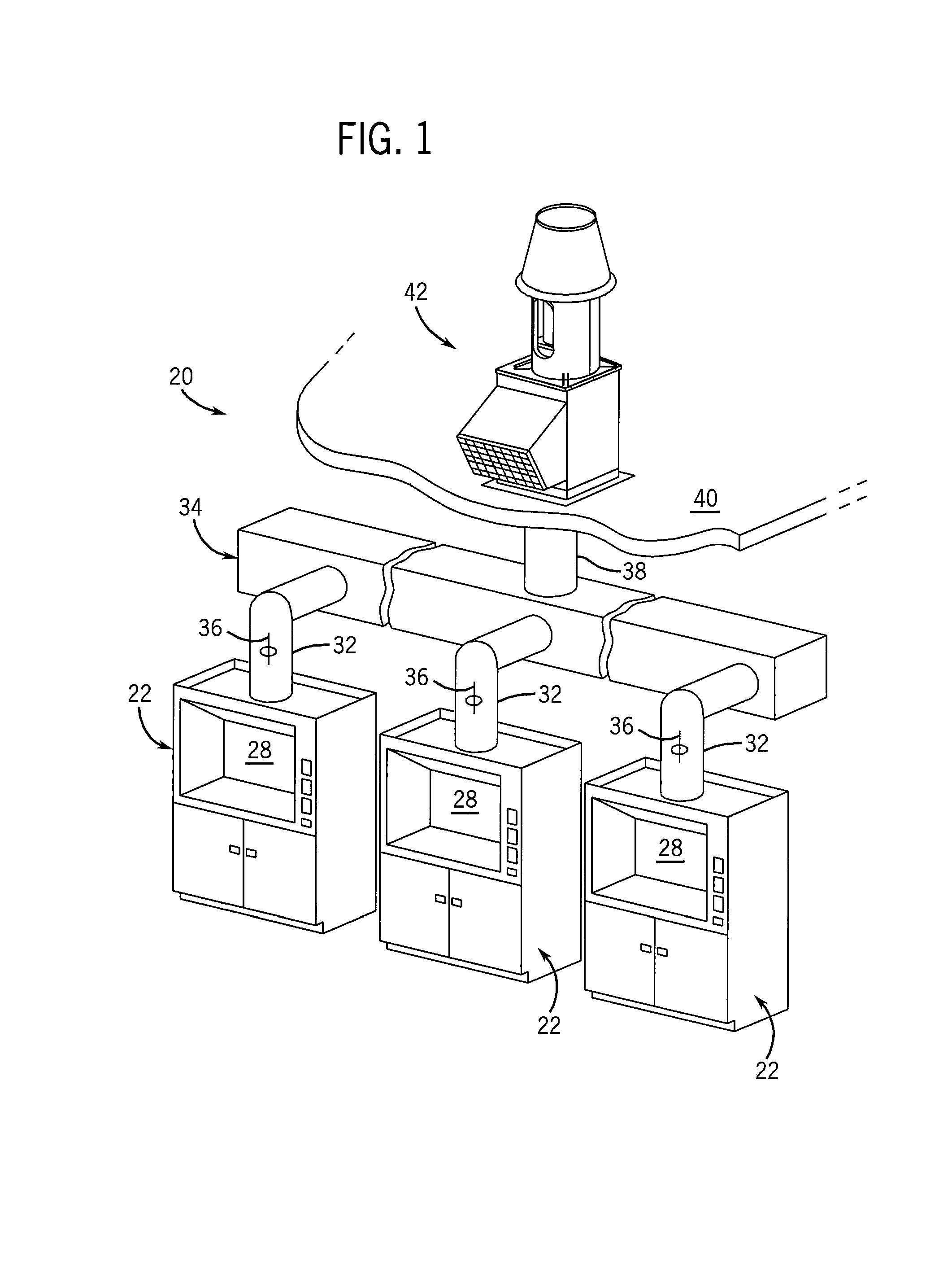 Exhaust fan assembly having flexible coupling