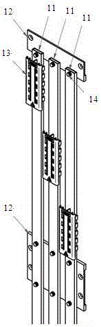 Collection and diversion device for power supply cabinet