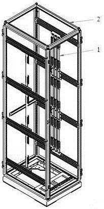 Collection and diversion device for power supply cabinet