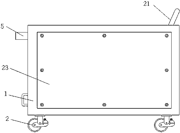 Mechanical dust removal device