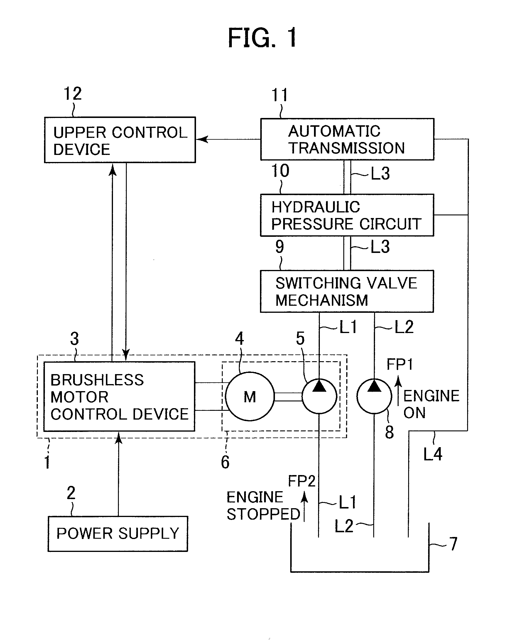 Brushless motor control device and brushless motor system