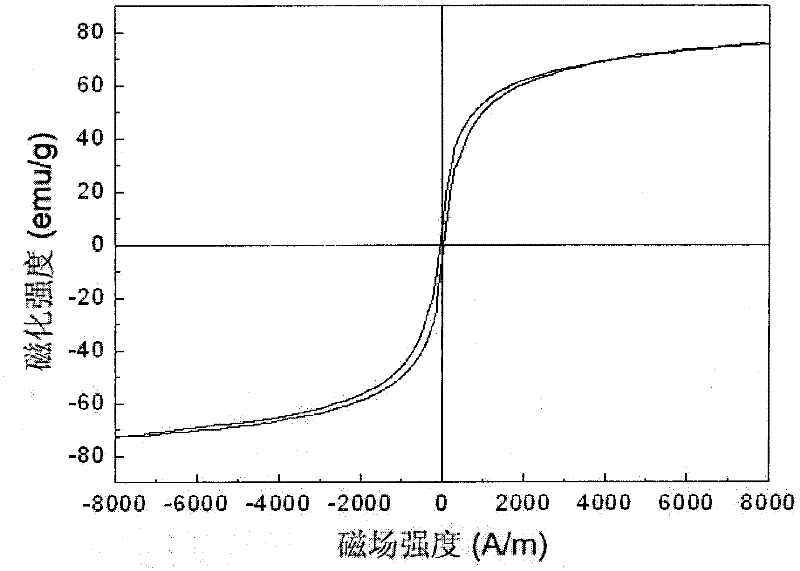 Method for preparing super-hydrophobic nano-magnetic thin film