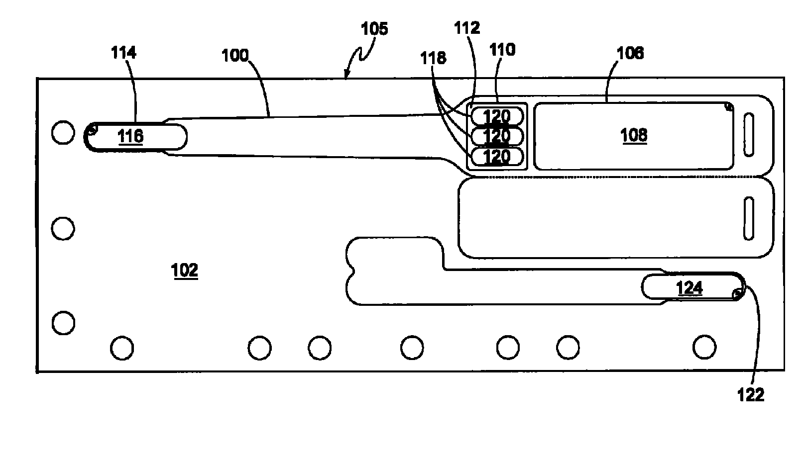 Business form comprising a wristband with multiple imaging areas