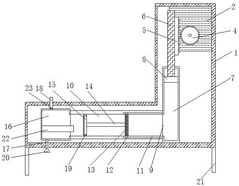 Pumping and pressing type water pump