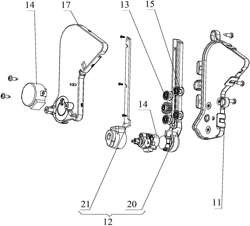 Air deflector driving mechanism and electrical product using same