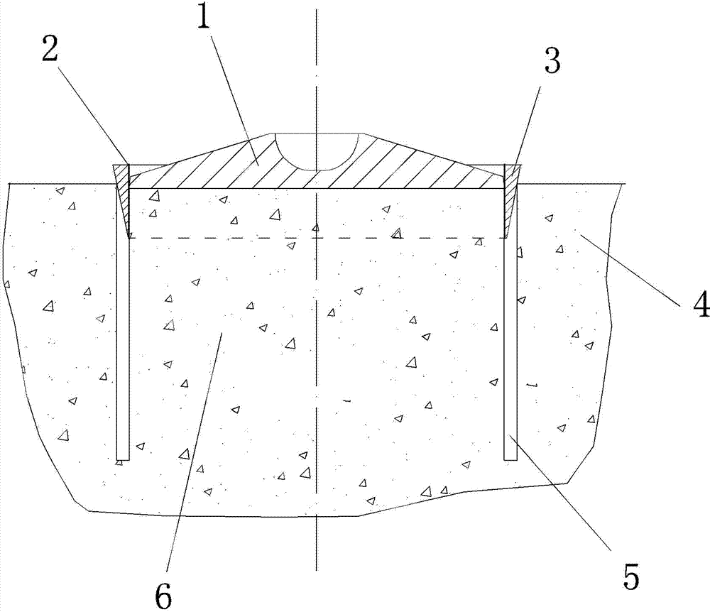 Device for sticking and straightening drawing head by adopting drilling and pulling method