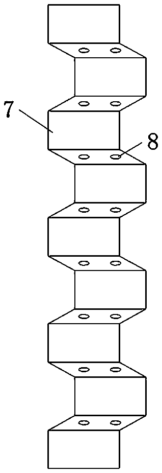 A pin bolt type cross mortise precast concrete component and its preparation method