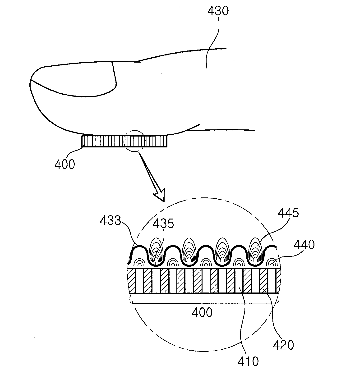 Fingerprint detection sensor and method of manufacturing the same