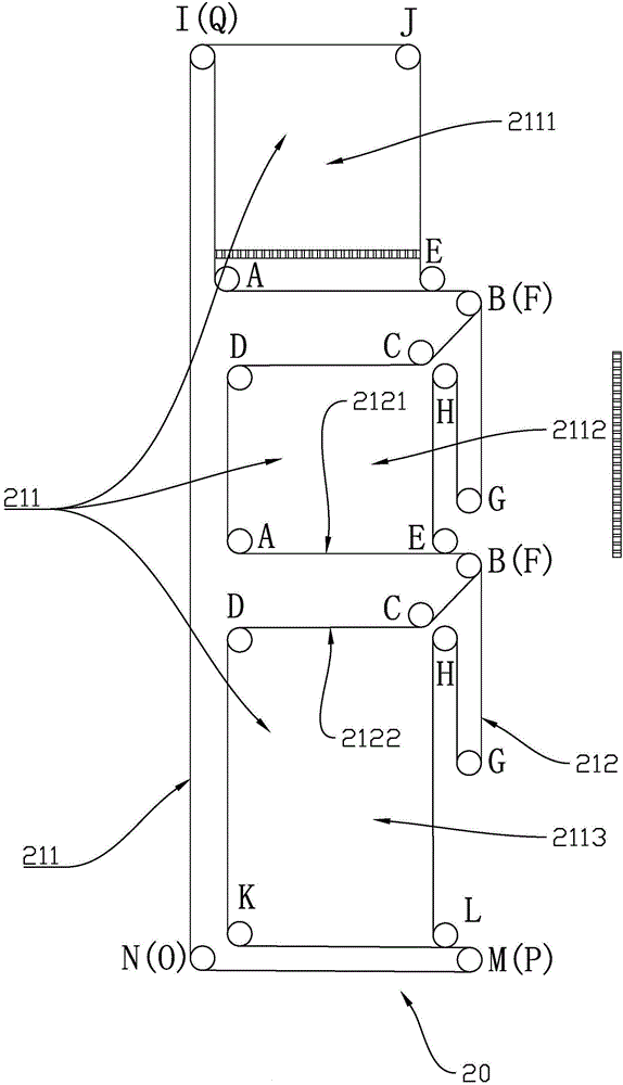 Multilayer interconnection shutter lifting device