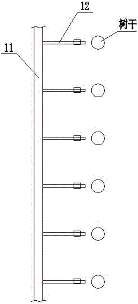 Control method and device for performing trickle irrigation according to requirement of fruit tree for soil water content