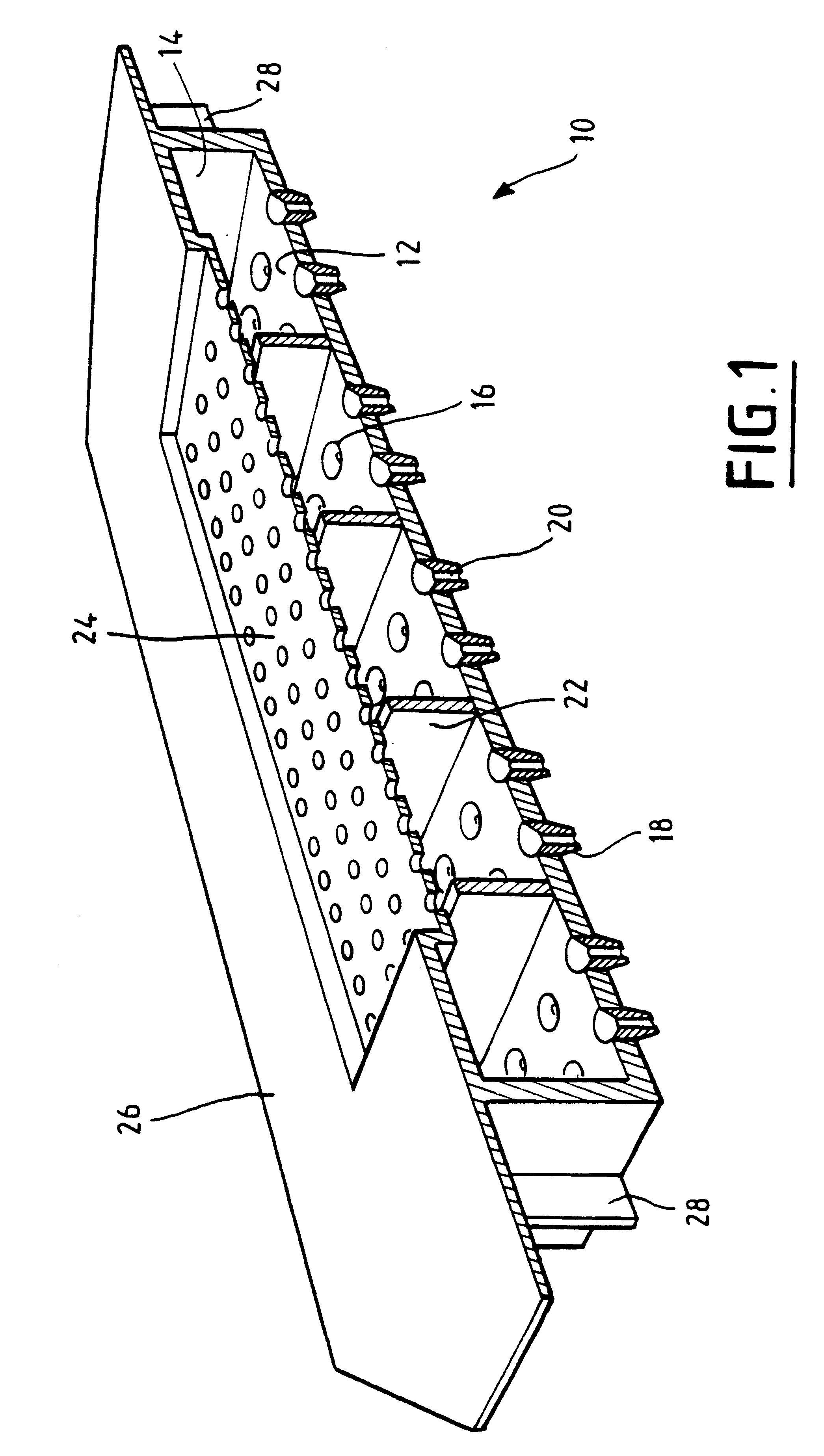 Bushing base with mounted nozzles