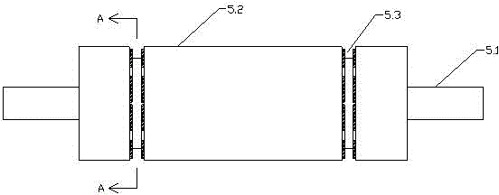 Liquid-level-self-adaptive scaling powder coating device