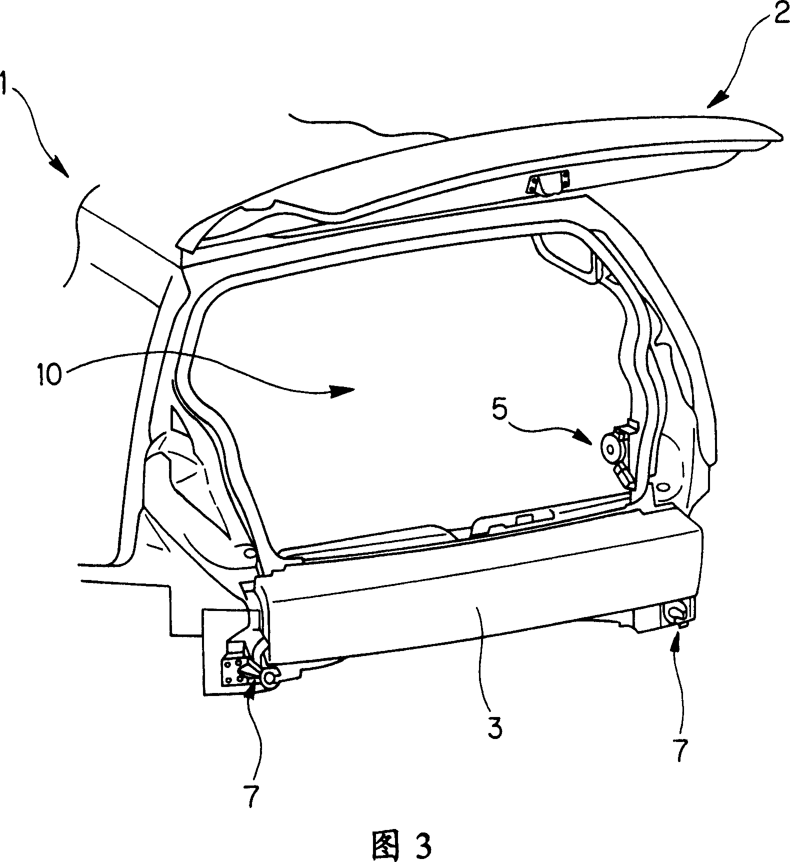 Opening and closing apparatus of vehicle