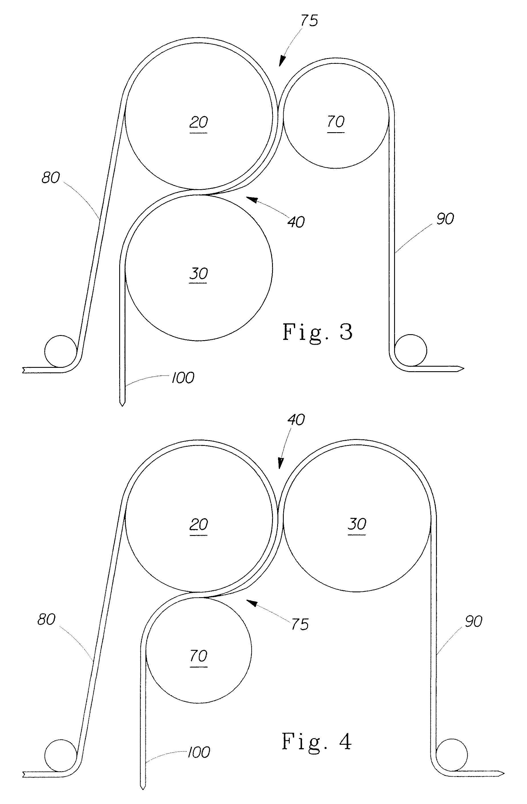 Embossing process including discrete and linear embossing elements