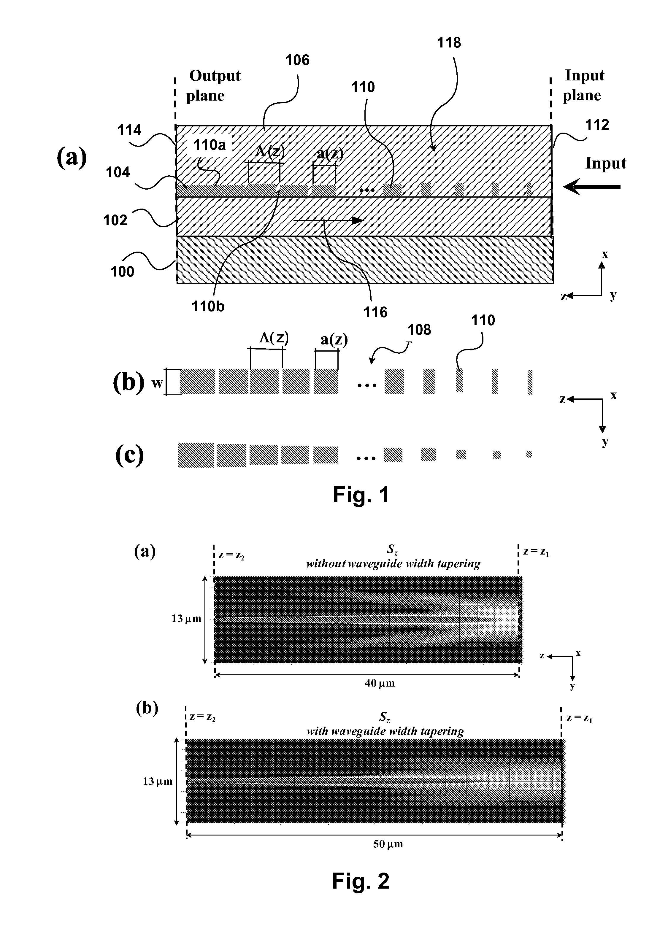 Interface Device For Performing Mode Transformation in Optical Waveguides