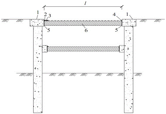 Method for monitoring axial force of foundation pit steel support by means of laser distance measuring sensor