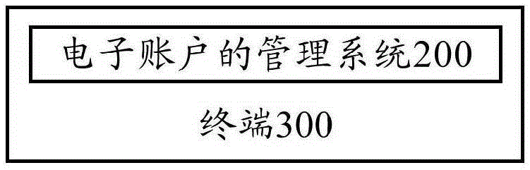 Method and system for managing electronic accounts and terminal