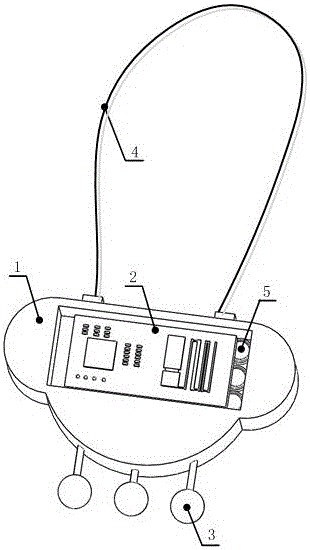 Self-generating infant anti-abducting intelligent alarm wearable ornament