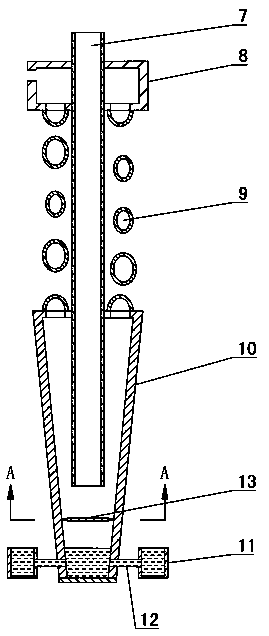 A natural gas purification device