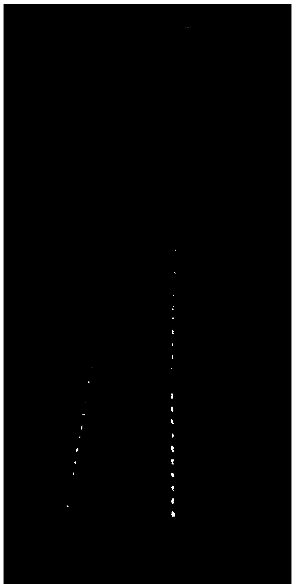 Angle measuring method and system based on automatic interpretation of visual light spots